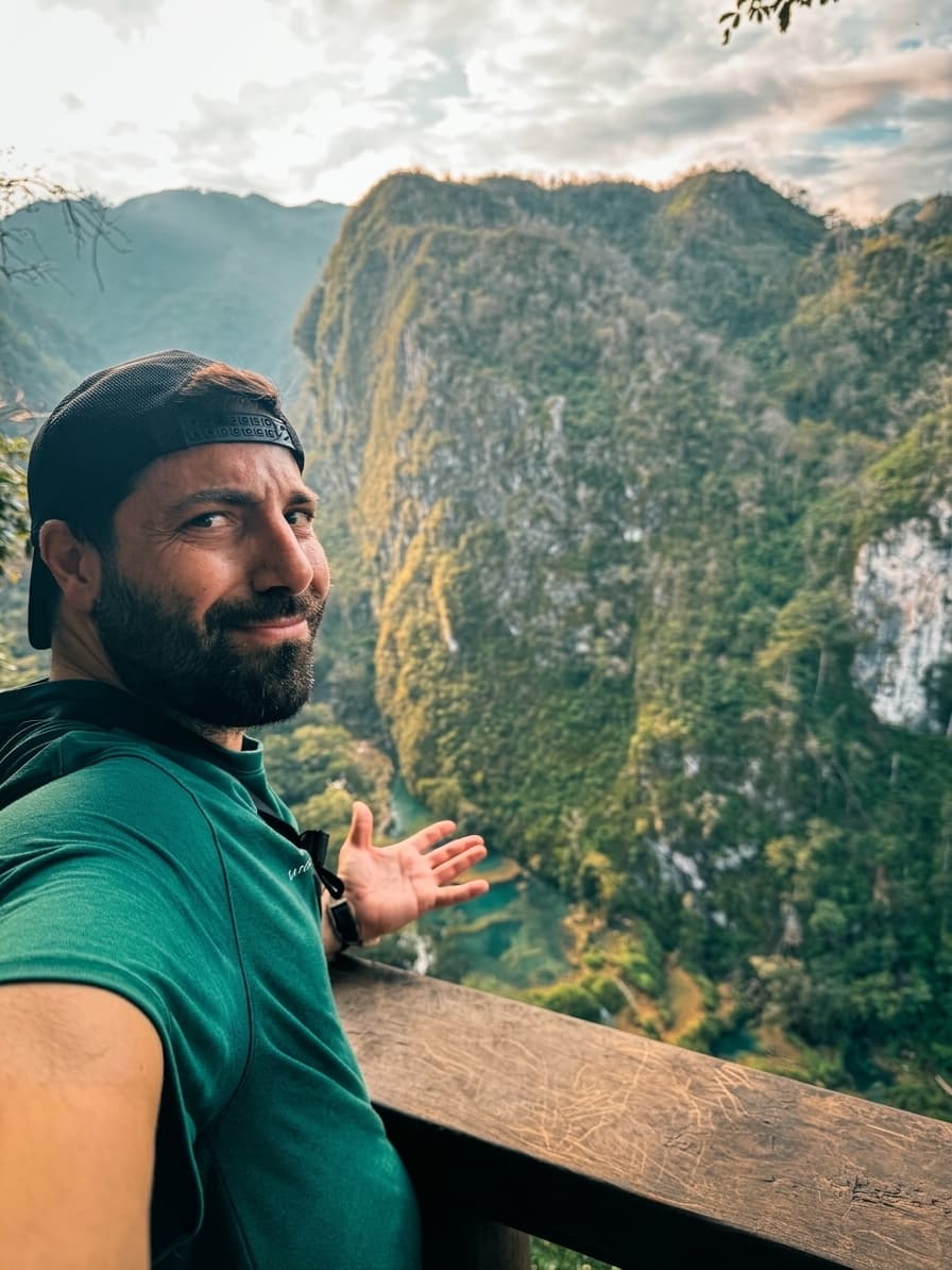 Alex Spexx — travel filmmaker, Semuc Champey, Guatemala